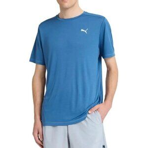 NEW Puma Blue Active Tee XL For Men Polyester